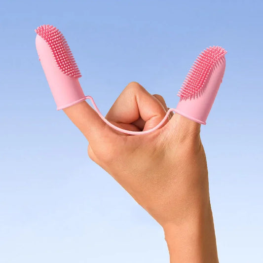 Nontoxic Silicone Tooth Brush Tool Dog