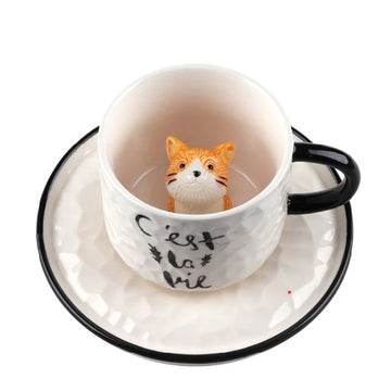 Ceramic Coffee Cups And Saucers