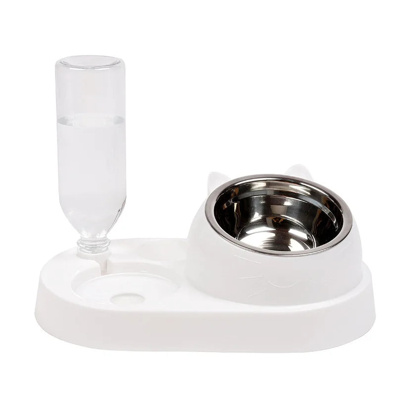 2-In-1 Cat Bowl Water Dispenser
