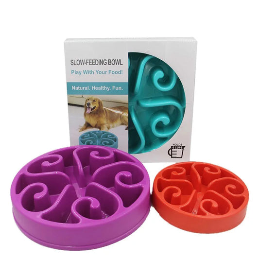 Eat Slow Dog Bowl Feeder
