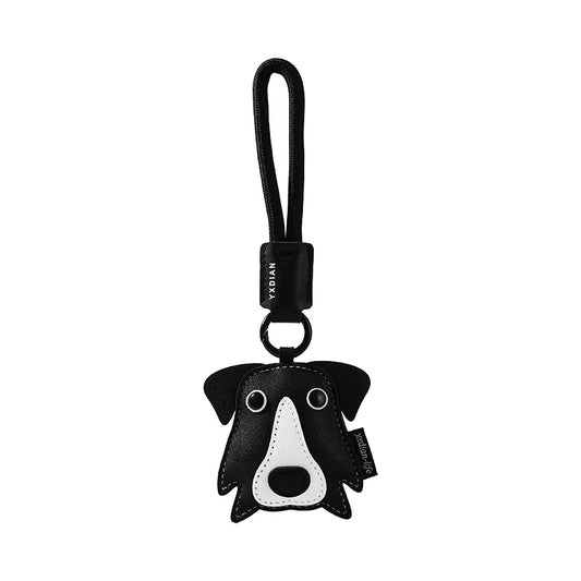 Trendy Leather Car Keychain